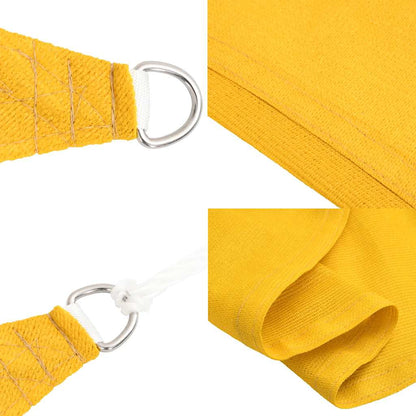 Sunshade Sail 160 g/m² Rectangular Yellow 5x8 m HDPE