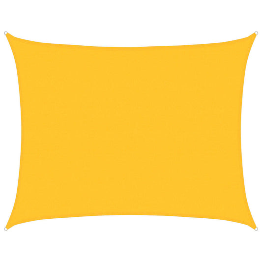 Sunshade Sail 160 g/m² Rectangular Yellow 6x7 m HDPE
