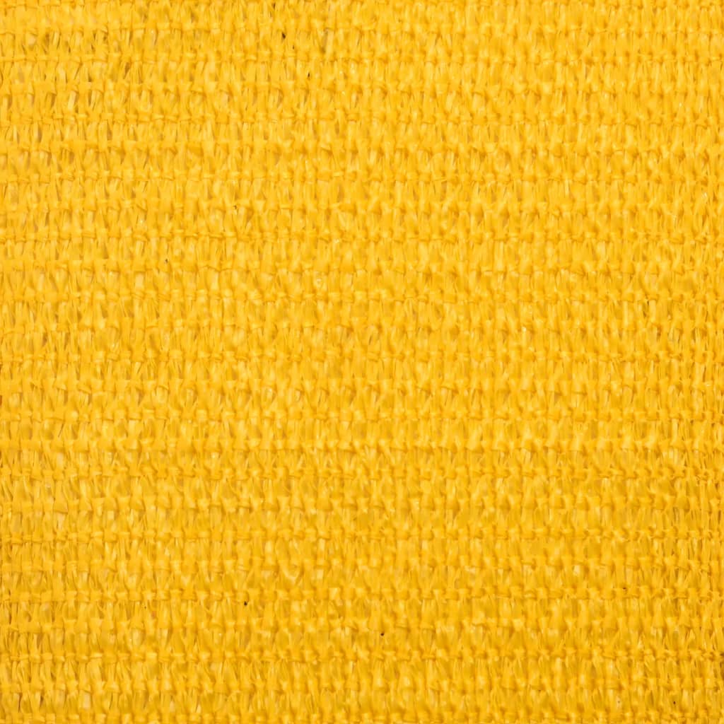 Sunshade Sail 160 g/m² Yellow 3.6x3.6x3.6 m HDPE