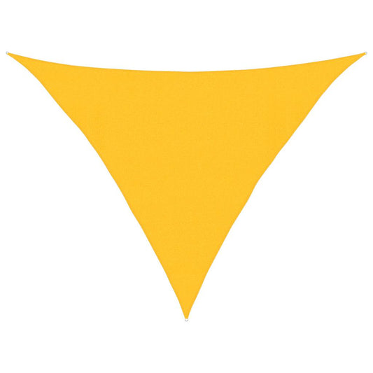 Sunshade Sail 160 g/m² Yellow 4x4x5.8 m HDPE