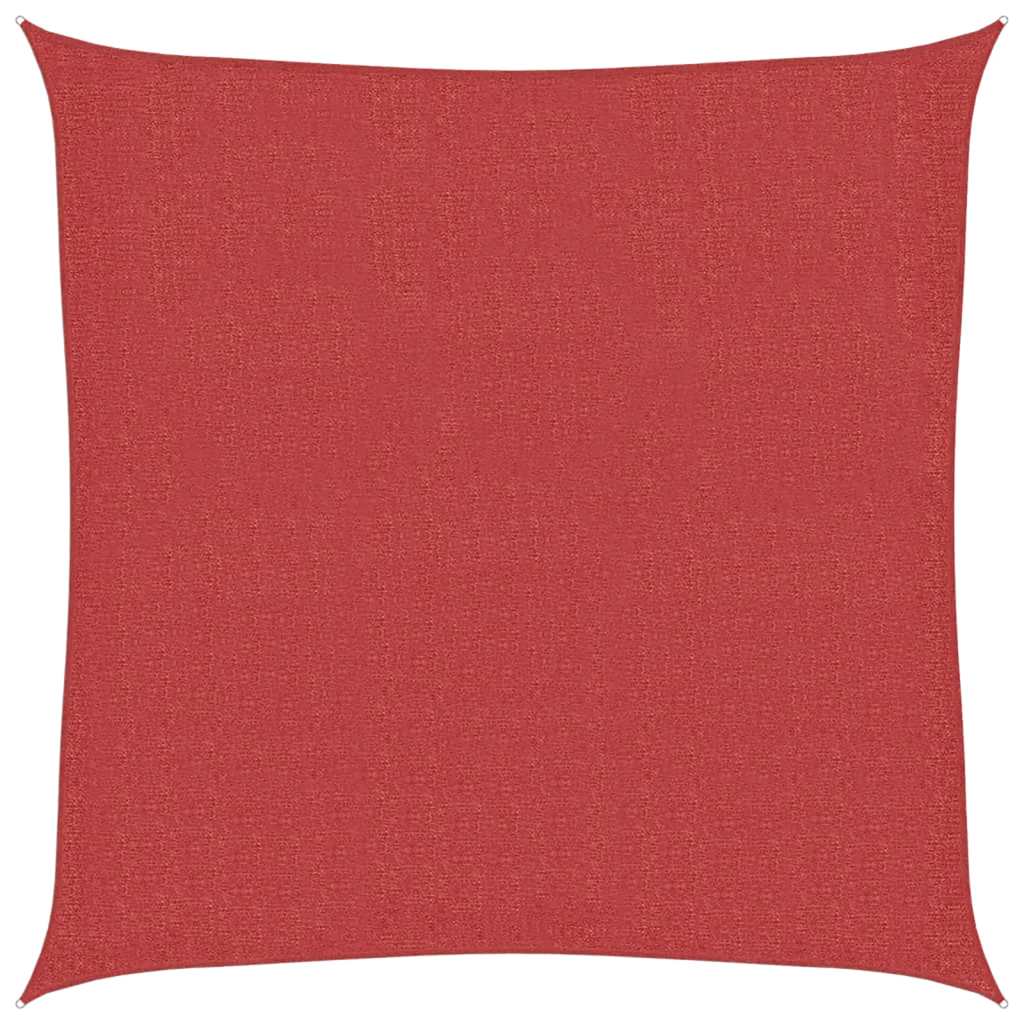 Sunshade Sail 160 g/m² Red 2x2 m HDPE