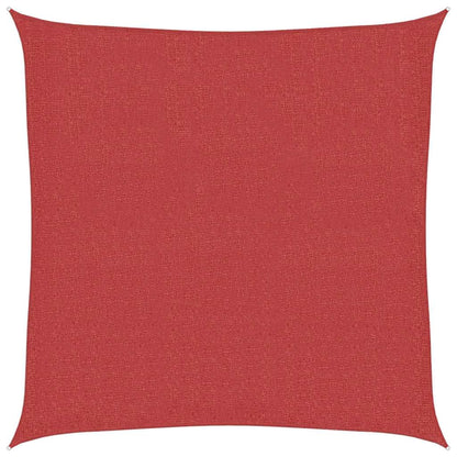 Sunshade Sail 160 g/m² Red 2x2 m HDPE