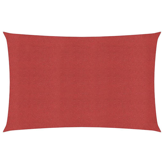 311620 vidaXL Sunshade Sail 160 g/m² Red 2,5x4,5 m HDPE