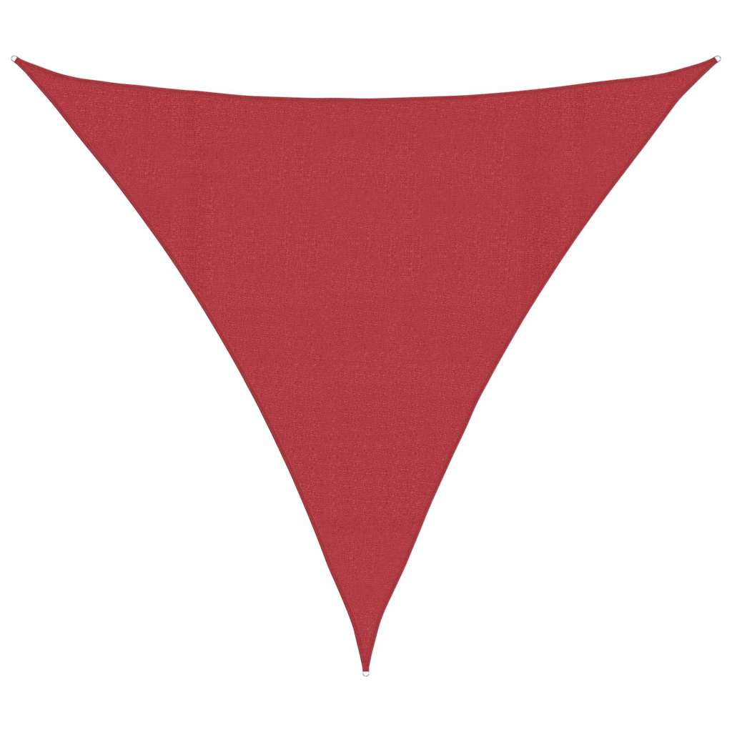 Sunshade Sail 160 g/m² Red 4.5x4.5x4.5 m  HDPE
