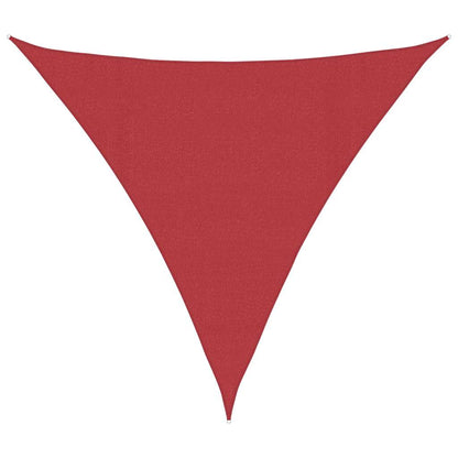 Sunshade Sail 160 g/m² Red 5x5x5 m HDPE