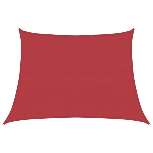 Sunshade Sail 160 g/m² Red 4/5x3 m HDPE