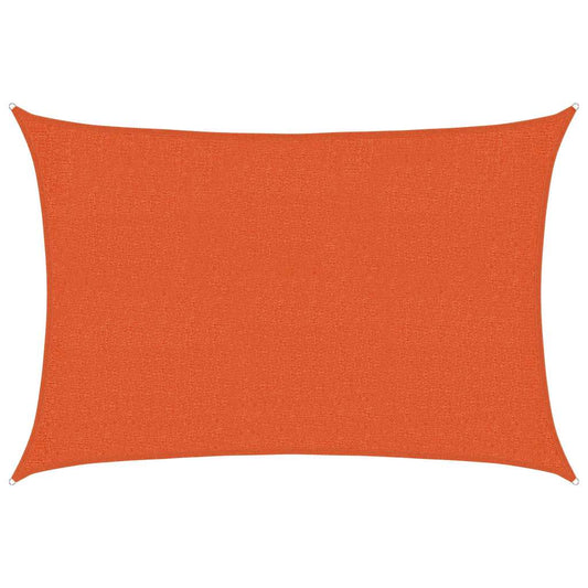 311667 vidaXL Sunshade Sail 160 g/m² Orange 2x3 m HDPE