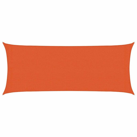 Sunshade Sail 160 g/m² Orange 2x4.5 m HDPE