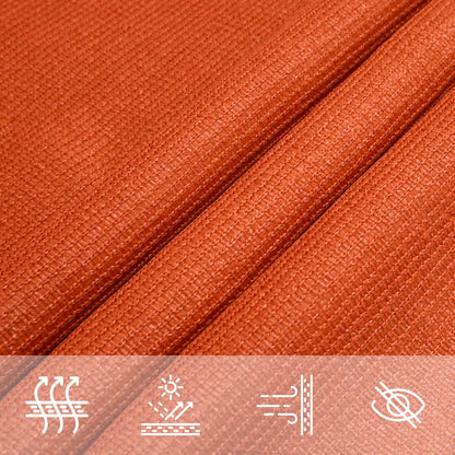 Sunshade Sail 160 g/m² Orange 4x6 m HDPE