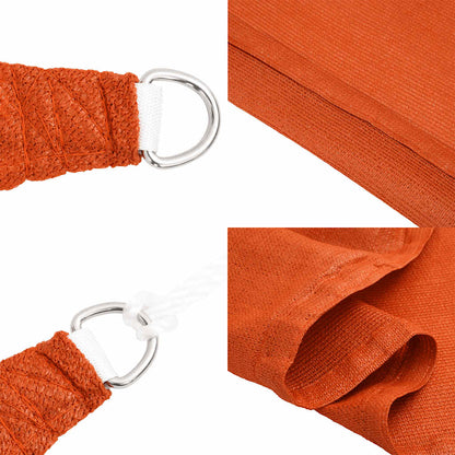 Sunshade Sail 160 g/m² Orange 4x6 m HDPE