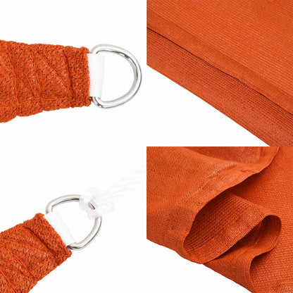 Sunshade Sail 160 g/m² Triangular Orange 2.5x2.5x3.5 m HDPE