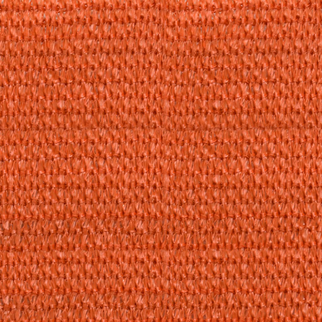 Sunshade Sail 160 g/m² Orange 4x4x4 m HDPE