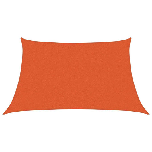 Sunshade Sail 160 g/m² Trapezium Orange 3/4x2 m HDPE