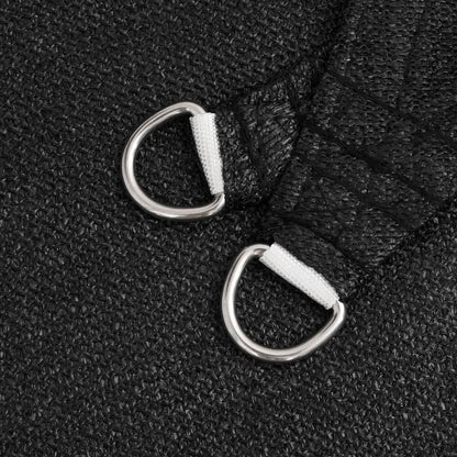 Sunshade Sail 160 g/m² Black 2x3 m HDPE