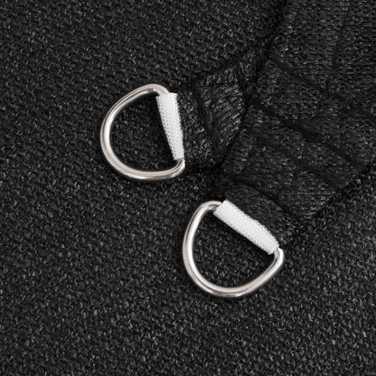 Sunshade Sail 160 g/m² Black 2.5x4.5 m HDPE