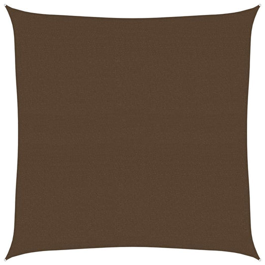 311773 vidaXL Sunshade Sail 160 g/m² Brown 5x5 m HDPE