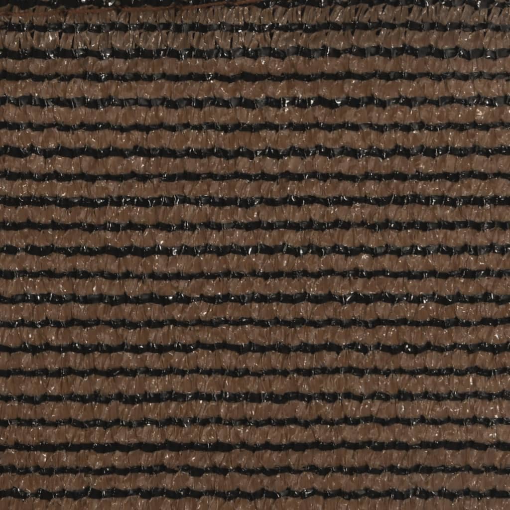 Sunshade Sail 160 g/m² Brown 5x5 m HDPE
