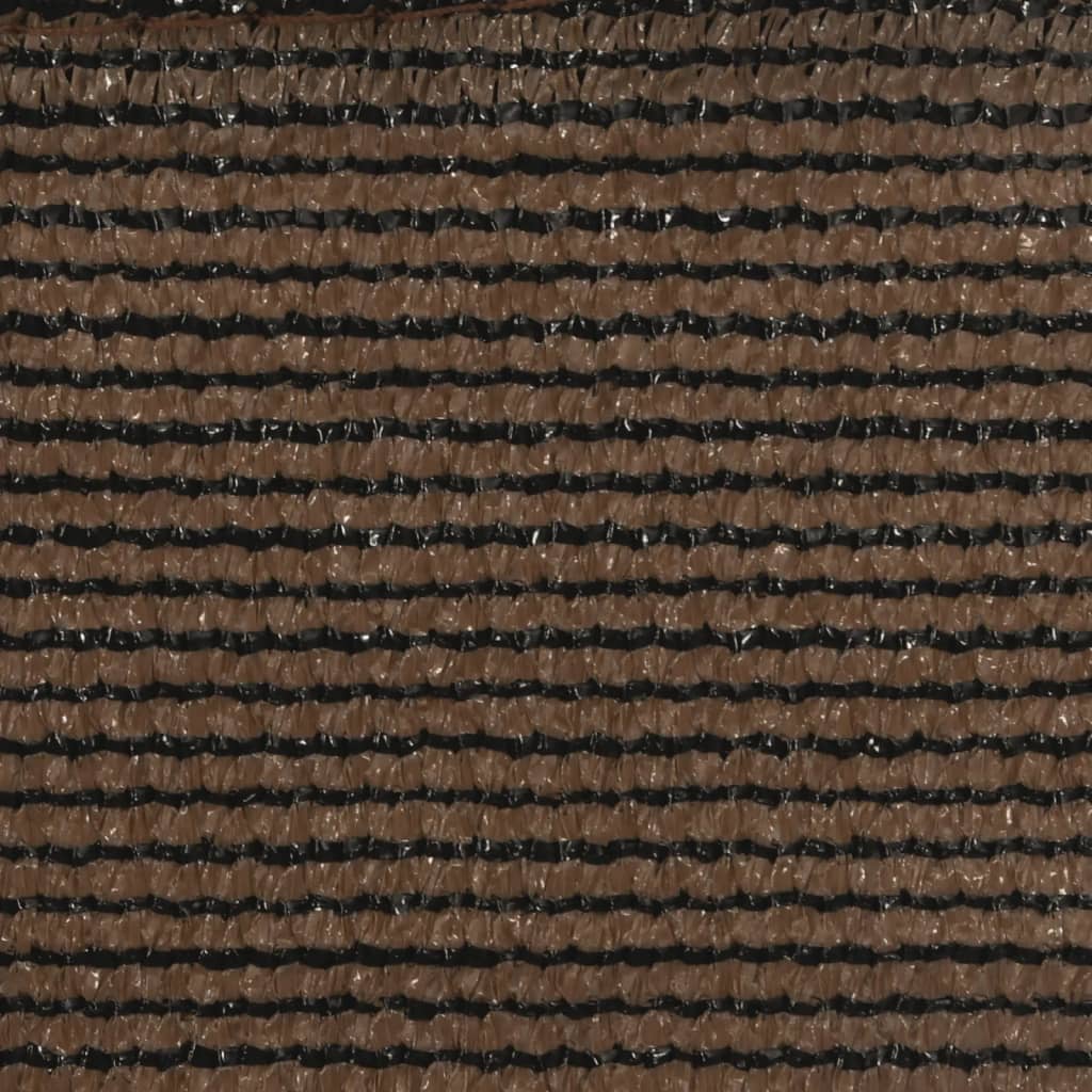 Sunshade Sail 160 g/m² Brown 6x6 m HDPE