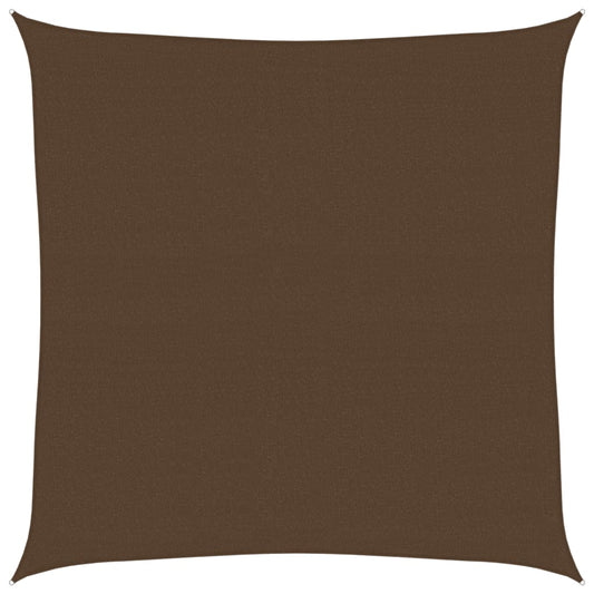 Sunshade Sail 160 g/m² Brown 7x7 m HDPE