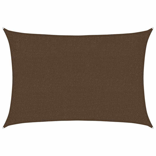 311776 vidaXL Sunshade Sail 160 g/m² Brown 2x2,5 m HDPE