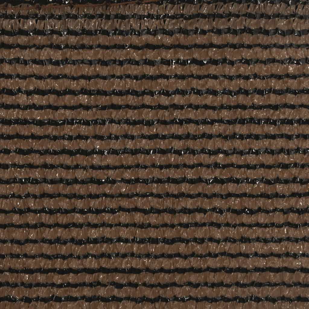 Sunshade Sail 160 g/m² Brown 3x3x3 m HDPE