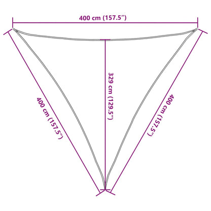 Sun Sail | Brown | High-density polyethylene (HDPE) | 4x4x4 metres