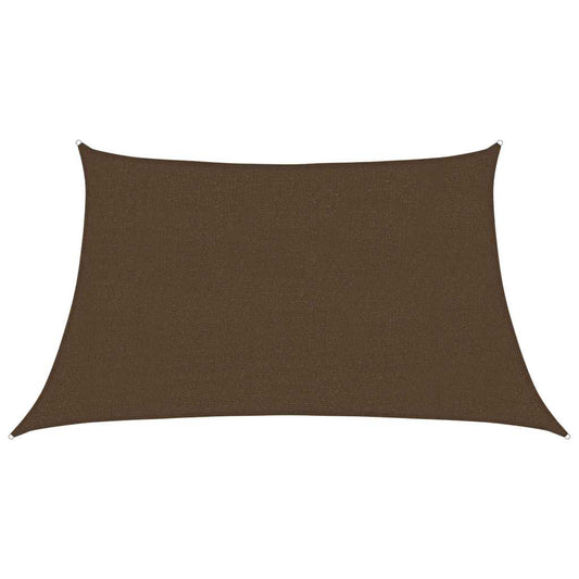 Sunshade Sail 160 g/m² Brown 3/4x2 m HDPE