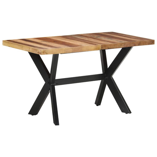 Dining Table | Honey | Solid Acacia wood | 140x70x75 cm | Industrial