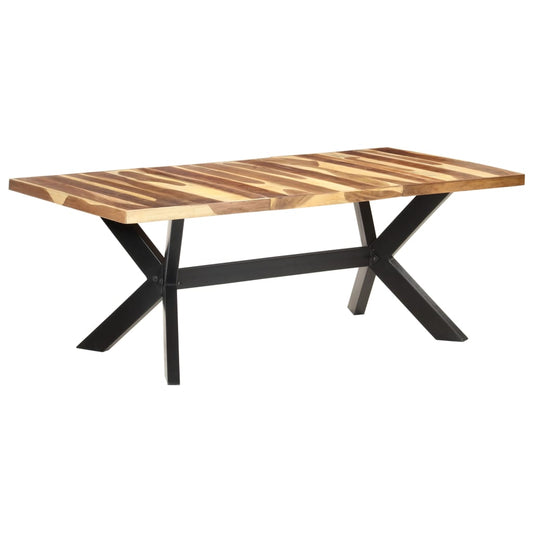 Dining Table | Honey | Solid Acacia Wood | Large | Industrial