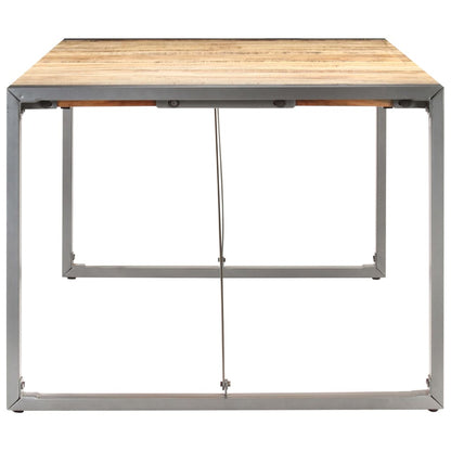 Dining Table 180x90x75 cm Solid Rough Mango Wood