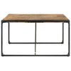 Dining Table 140x140x75 cm Rough Mango Wood