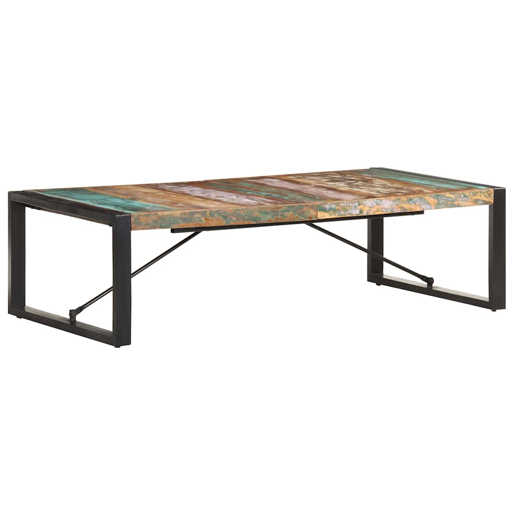 Coffee Table | Multicolour | Solid reclaimed wood, powder-coated steel