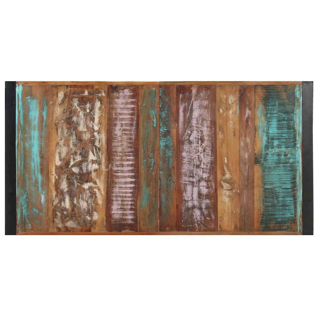 Coffee Table | Multicolour | Solid reclaimed wood, powder-coated steel