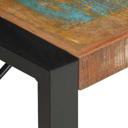 Coffee Table | Multicolour | Solid reclaimed wood, powder-coated steel