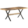 Dining Table 160x80x76 cm Rough Mango Wood