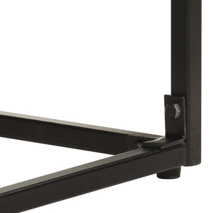 Sideboard Black 60x30x120 cm Solid Acacia and Mango Wood