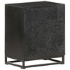 Bedside Cabinet Black 40x30x50 cm Solid Acacia and Mango Wood
