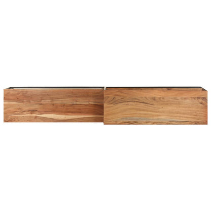 TV Cabinet 180x30x50 cm Solid Acacia Wood