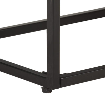 TV Cabinet 130x30x45 cm Rough Mango Wood