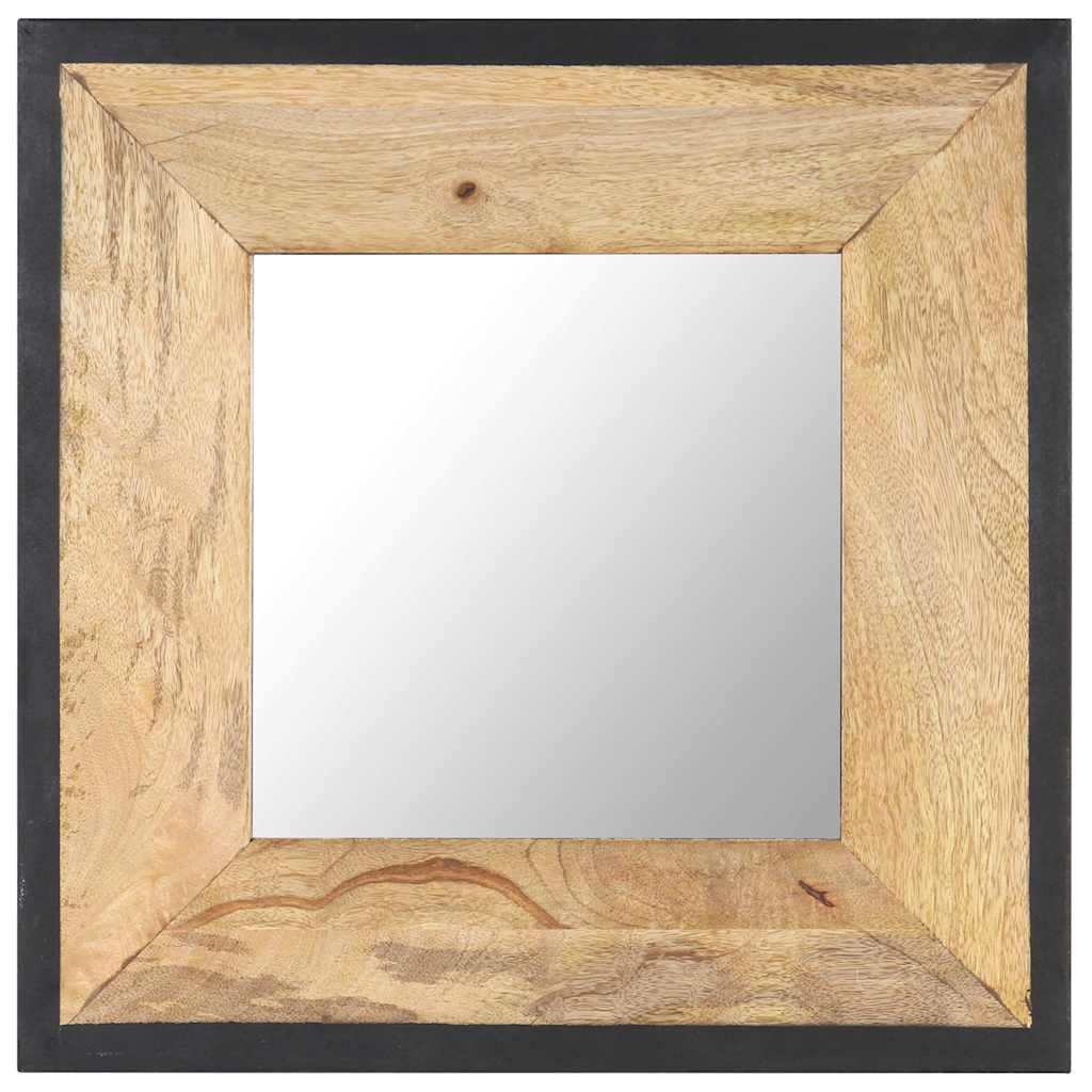 321629 vidaXL Mirror 50x50 cm Solid Mango Wood