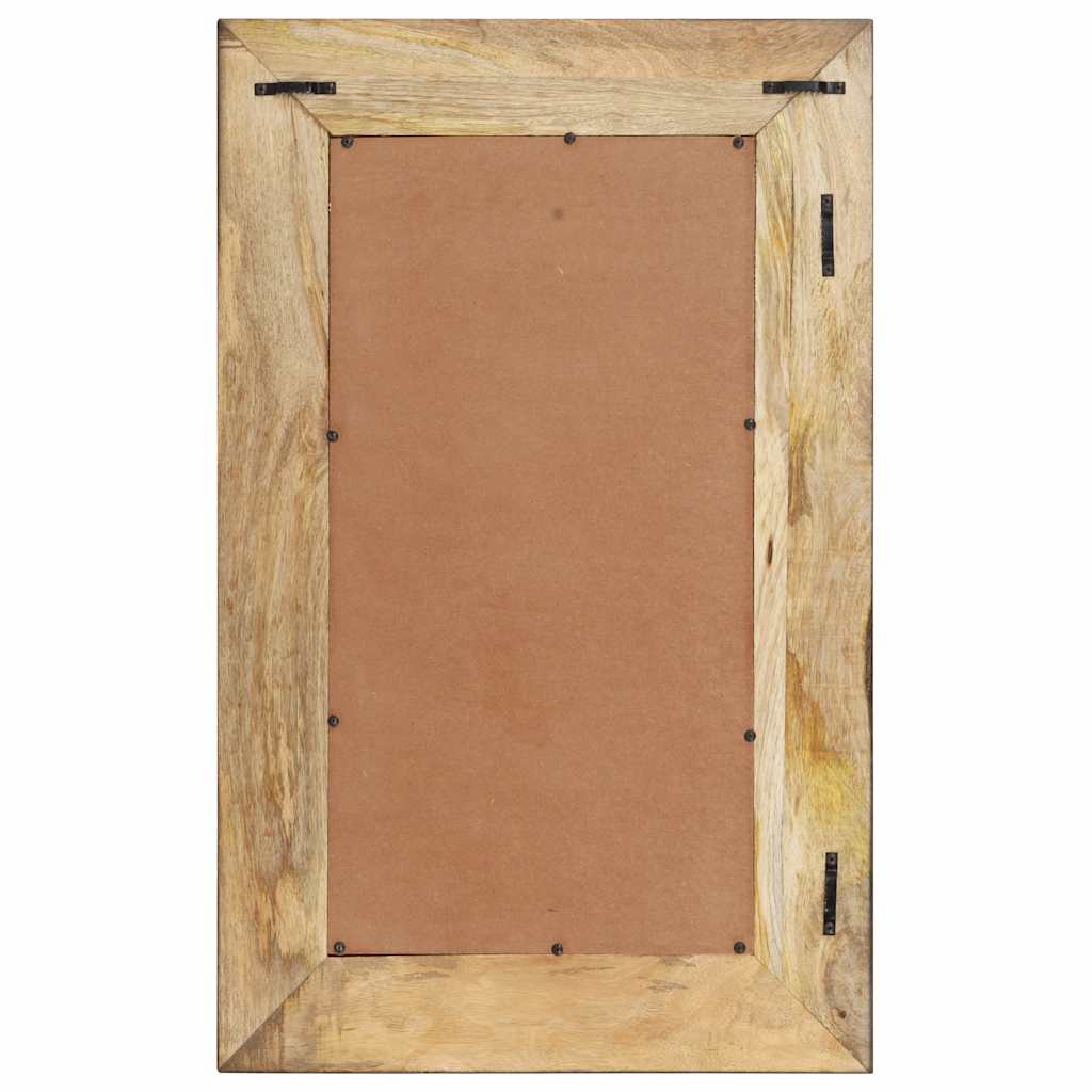 321630 vidaXL Mirror 80x50 cm Solid Mango Wood