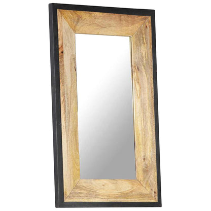 321630 vidaXL Mirror 80x50 cm Solid Mango Wood