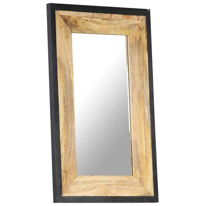 321630 vidaXL Mirror 80x50 cm Solid Mango Wood