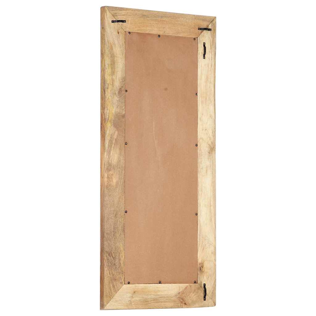 Hand-Carved Mirror 110x50x2,5 cm Solid Mango Wood