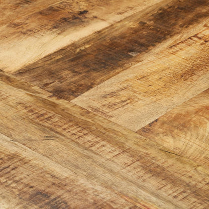 321684 vidaXL Dining Table Round 175x75 cm Rough Mango Wood