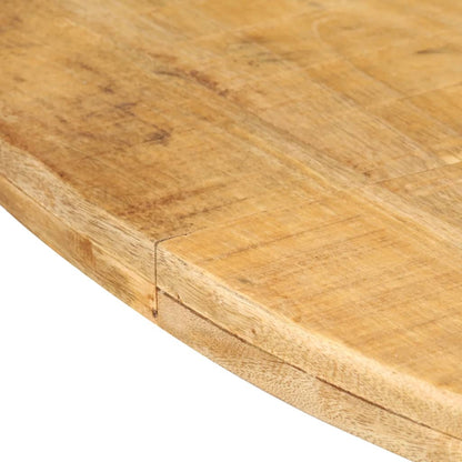 321684 vidaXL Dining Table Round 175x75 cm Rough Mango Wood