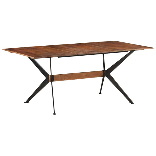 Dining Table | Natural wood with black