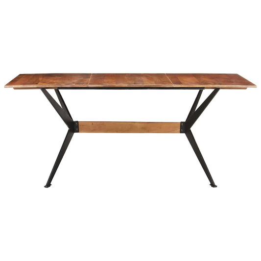 Dining Table | Natural wood with black