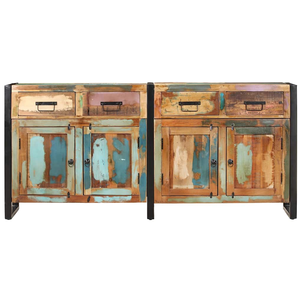321697 vidaXL Sideboard 172x35x80 cm Solid Reclaimed Wood