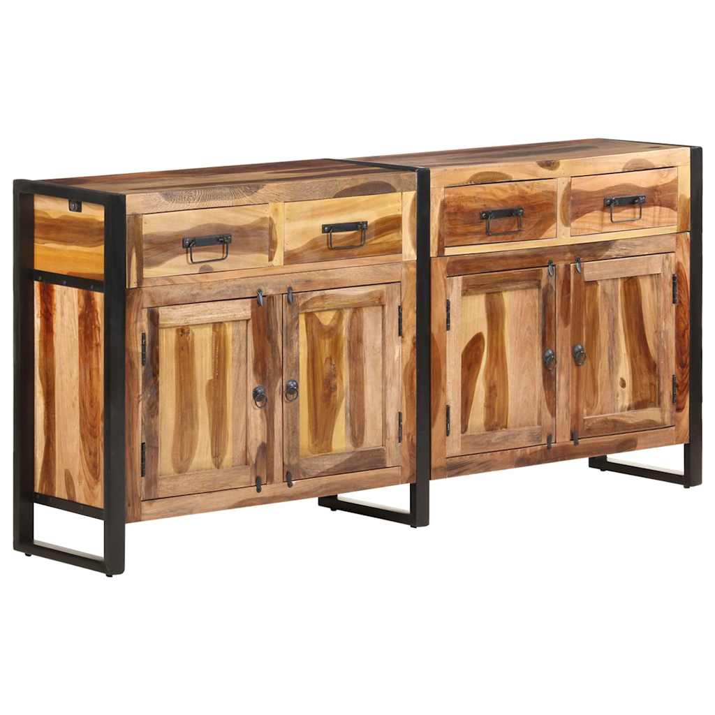 321698 vidaXL Sideboard 172x35x80 cm Solid Acacia Wood with Honey Finish